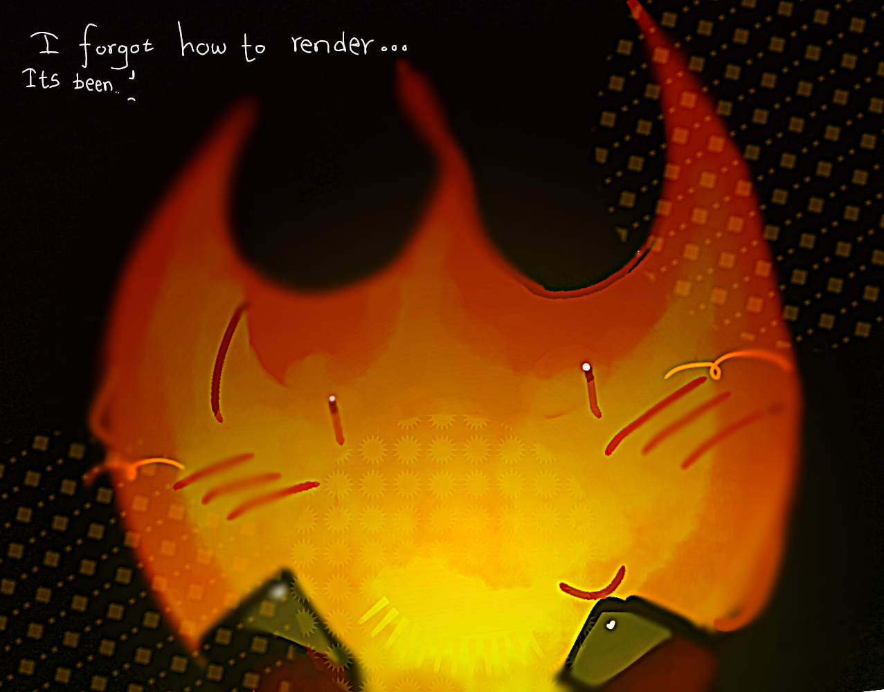 fiery guy - ibisPaint