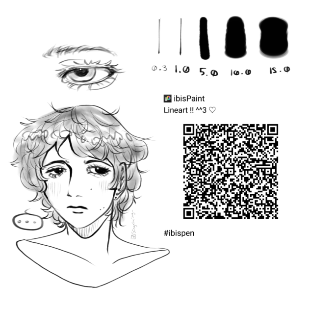 my lineart brush 🤭