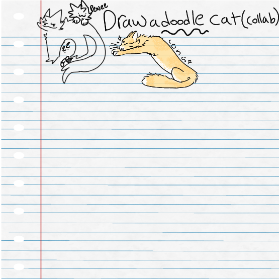 Doodle Cat Collab by Michal Massey!