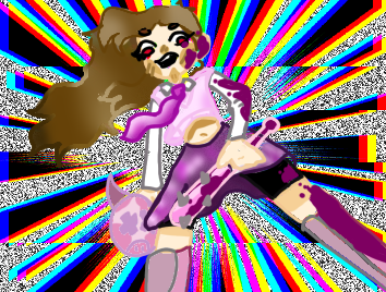 She did it
