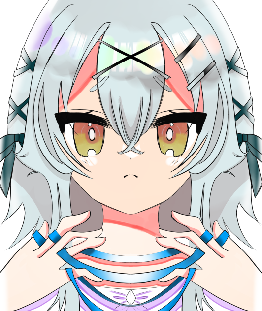 オリキャラ(塗り絵)(完成形)