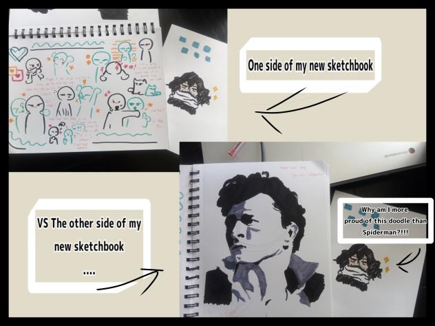 Gotta New Sketchbook~🥰✍️💞