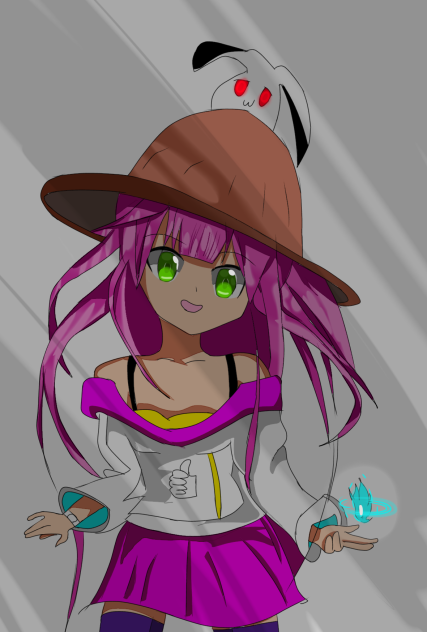 Anime Girl Power Coloring