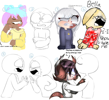 Crying collab(cuz I’m bored) - ibisPaint