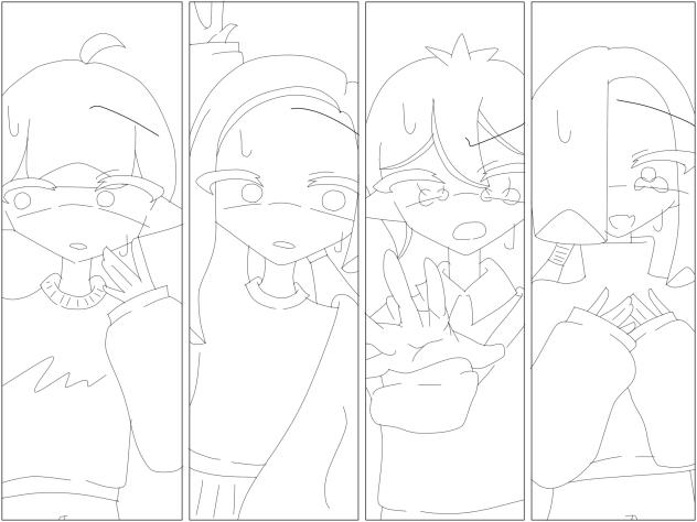 #亡き仲表紙塗り絵大会