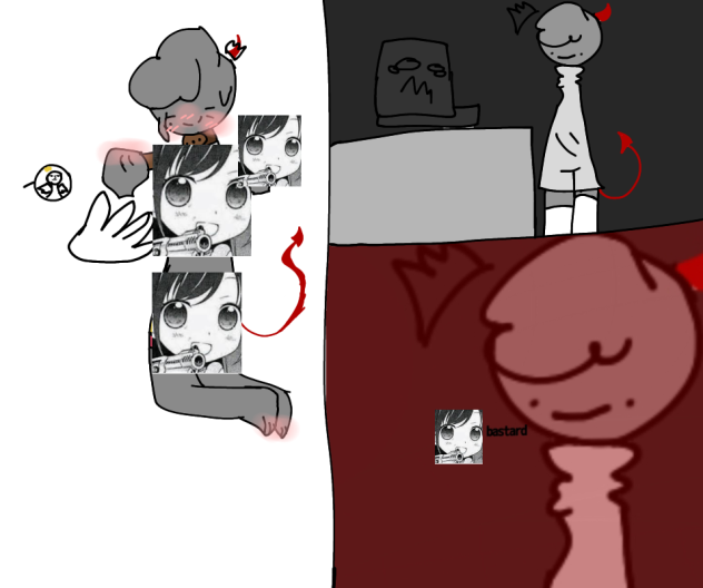 Horny bastard but it’s kid friendly