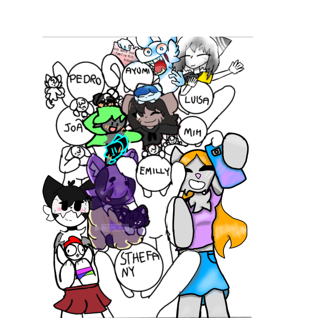 Friends Collab - ibisPaint