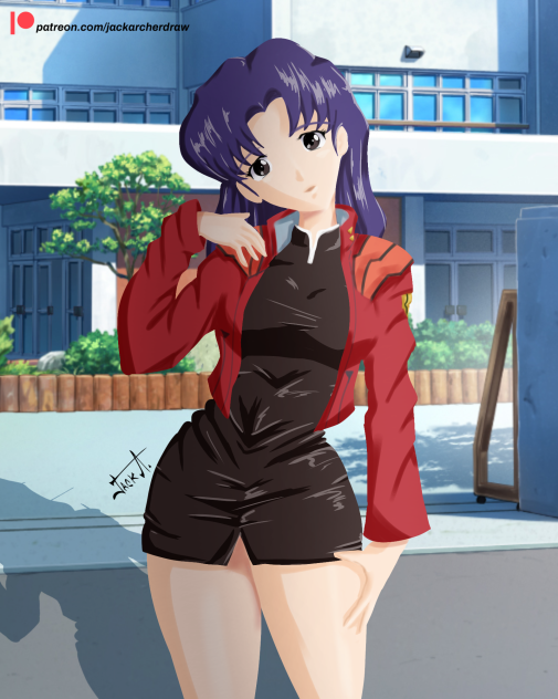 misato katsuragui fanart