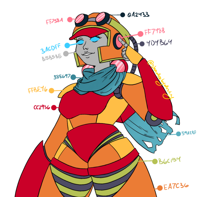 TransformerO.C Color palette