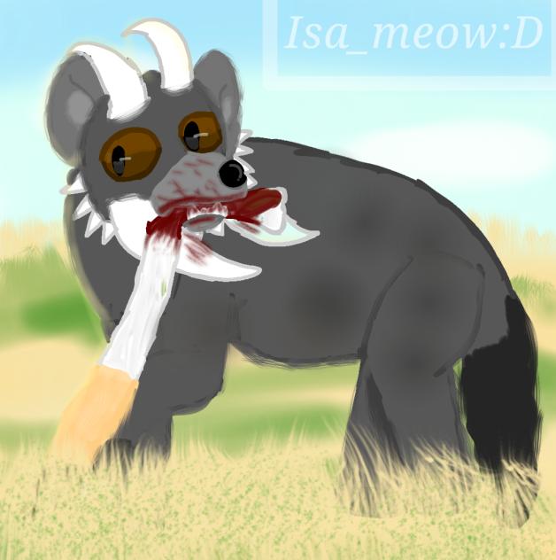 hyena + elephant