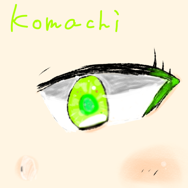 お目目（黄緑）