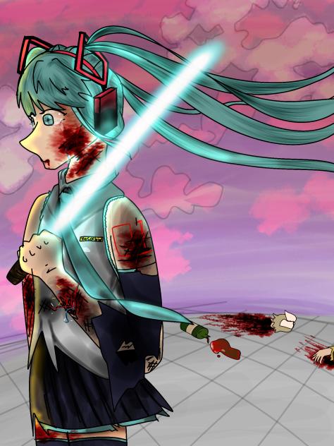 Hatsune Miku behind the scenes 🗣️🗣️🔥🔥