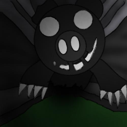 Speeding wall Crawling trap - Piggy art