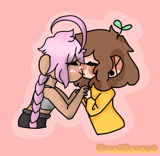 Kiss Collab with Smolsprout