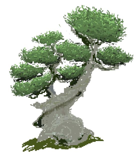 pixel tree 4