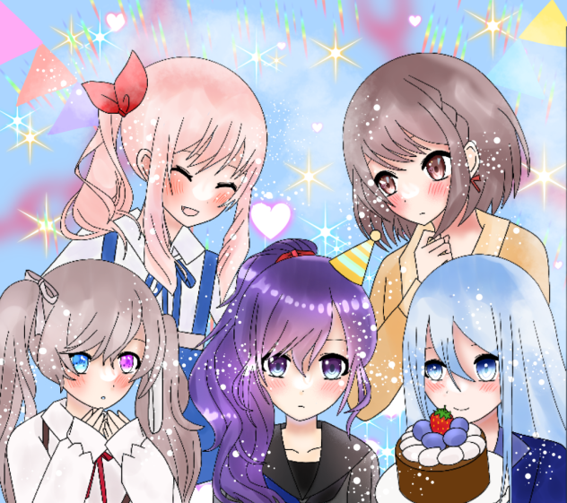 塗りました！。