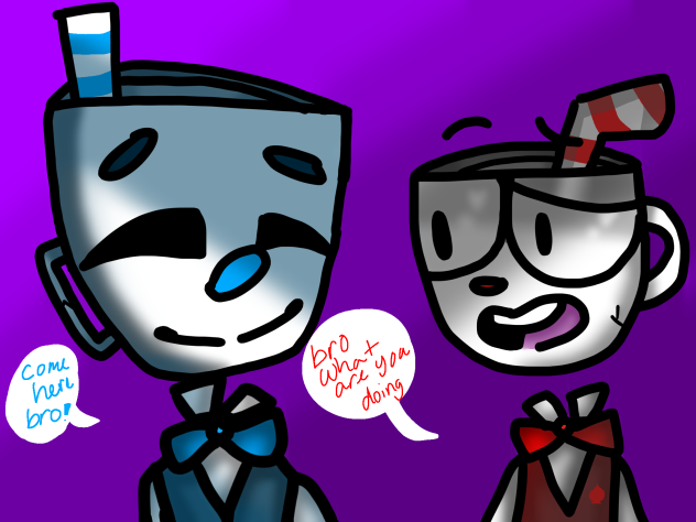 cuppy and muggy ( speedpaint )