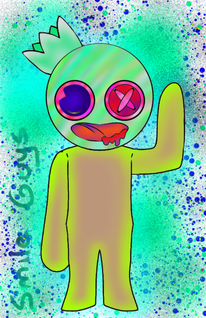 I tried to paint without seeing colors#2
