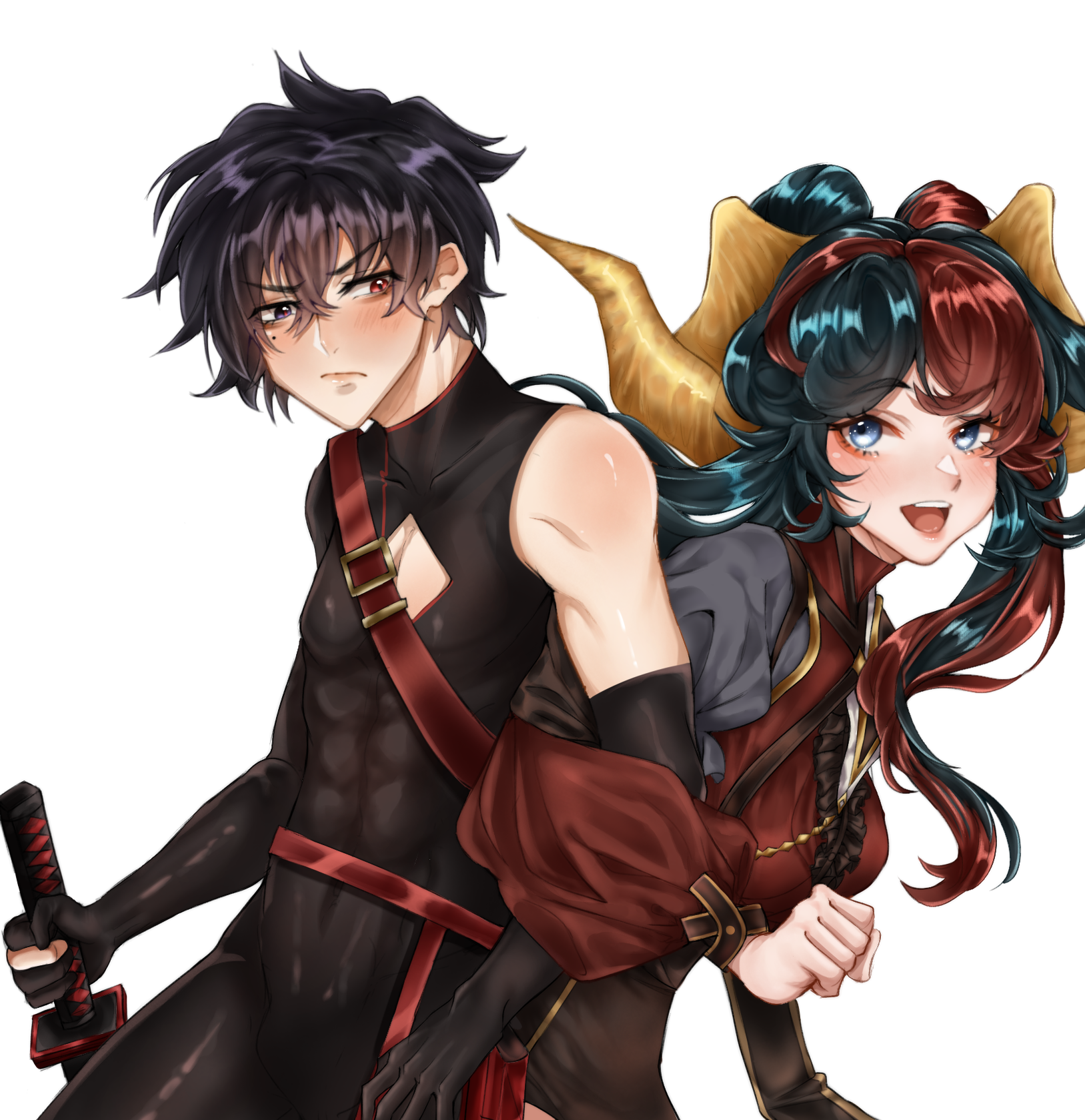 couple sketch commission - ibisPaint