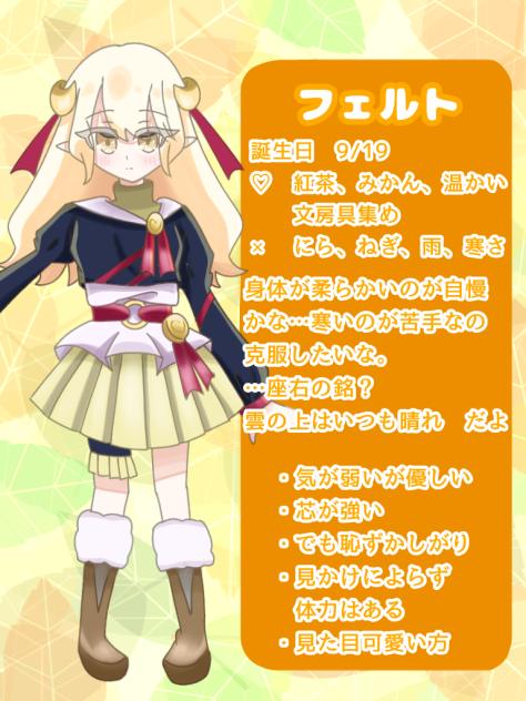 フェルトの新衣装！