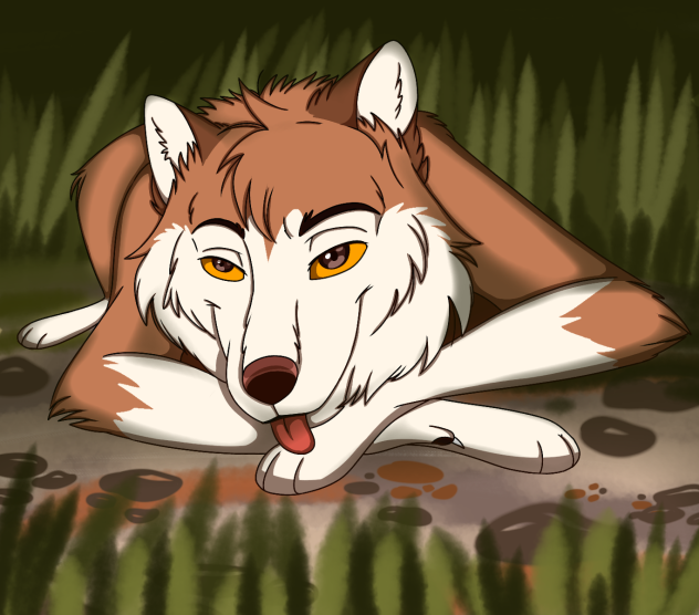 104 Um lobo de boa - ibisPaint