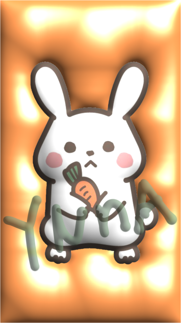 ぷっくりうさちゃん