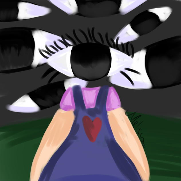 dibujo dreamcore sin líneas