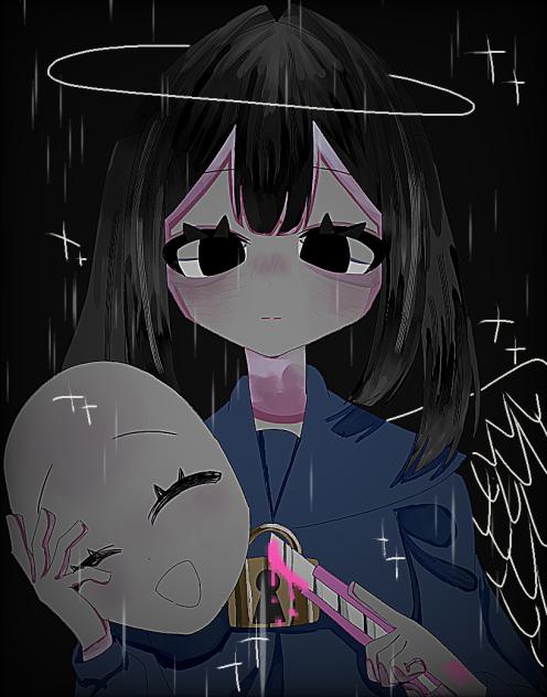 あめがふっています