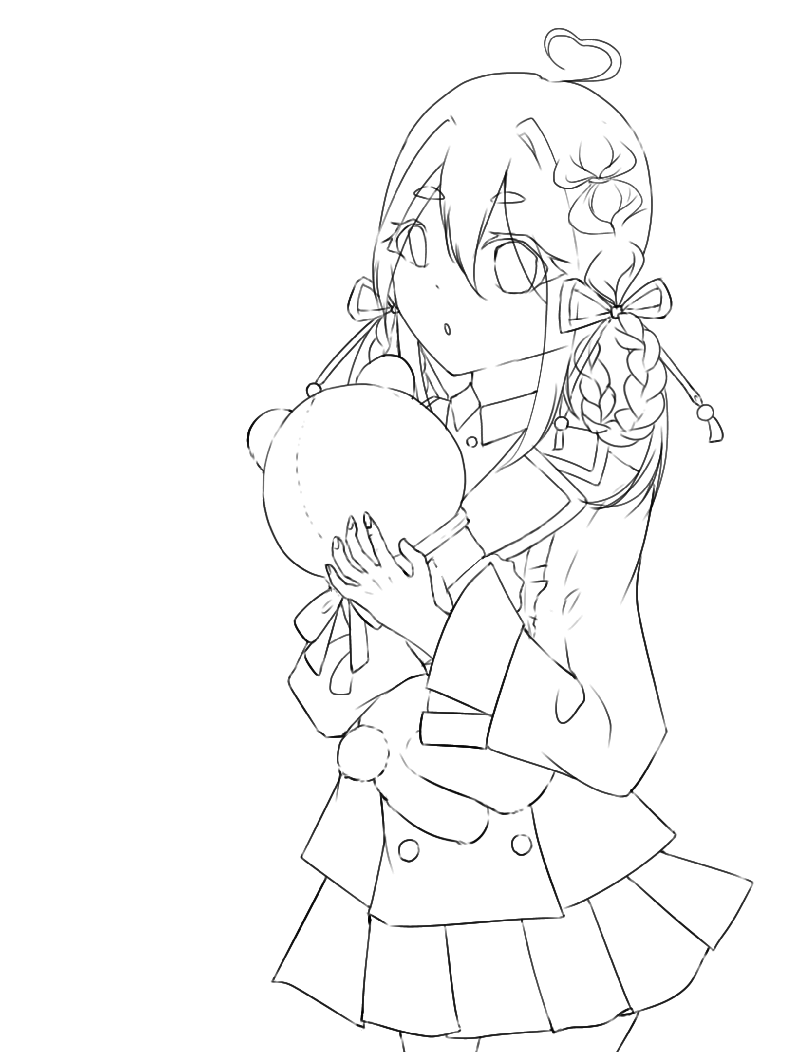 ん…？(線画) - ibisPaint