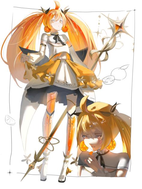 みかん擬人化途中経過