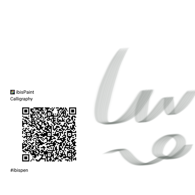 Calligraphy pen ibisPaint