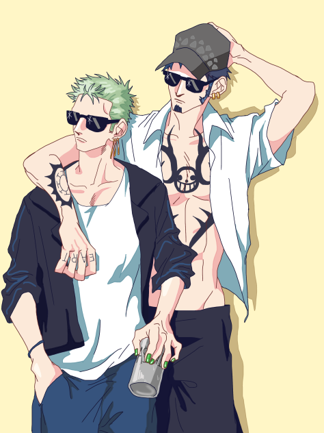 ローとゾロin夏