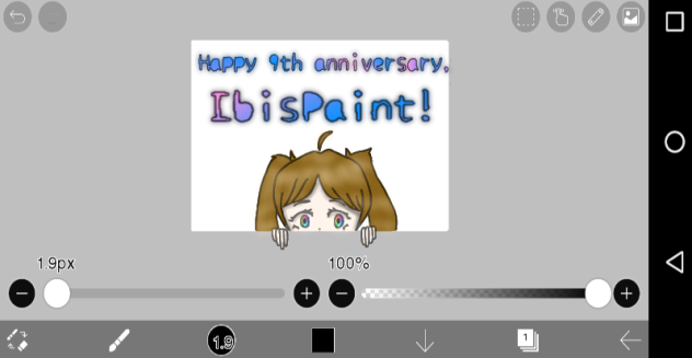 Happy 9th anniversary, IbisPaint!