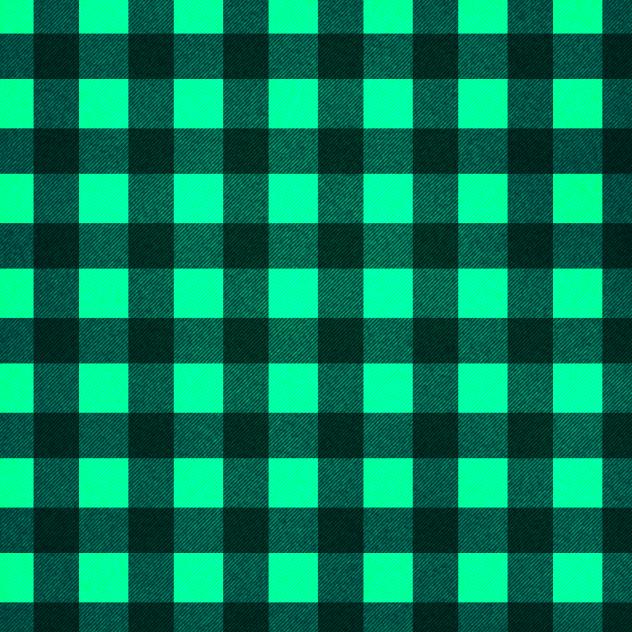 green vichy pattern
