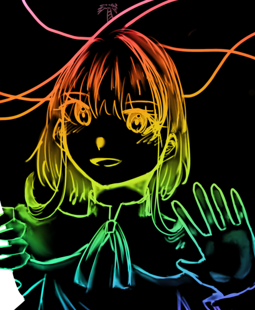 虹色！！呪わないよ(？)