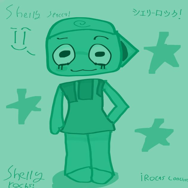 green shelly