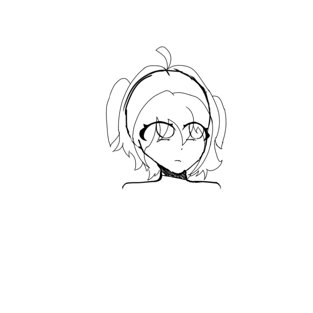trying a different art style with my oc - ibisPaint