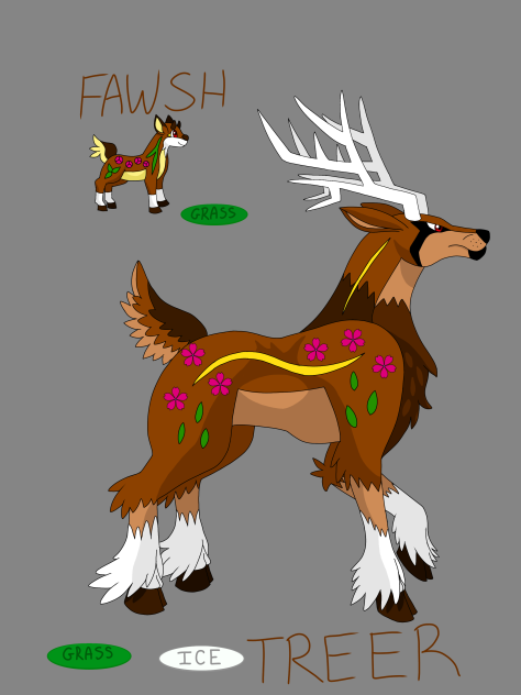 Treer and Fawsh Creating My Own Pokemon