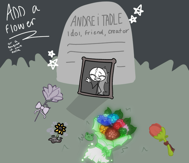 add a flower for andrei or i sue you!!!!