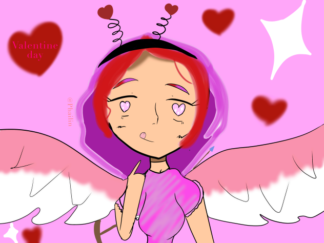 Valentine day angel