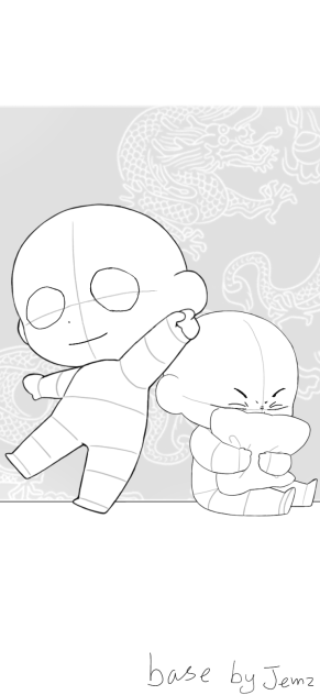 oc base for extrovert & introvert