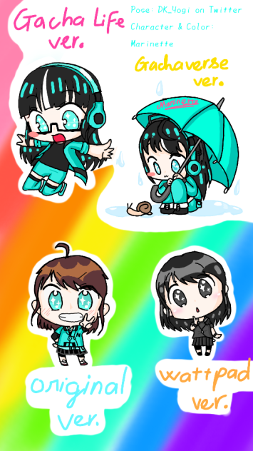 4 version of my Mascot - ibisPaint