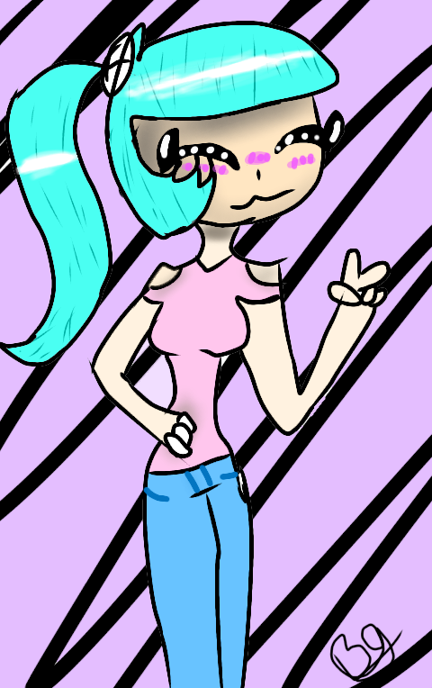 for chocolate the cat oc (speedpaint) - ibisPaint