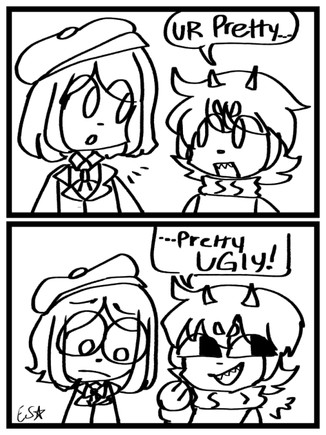 I redrew an old comic I made