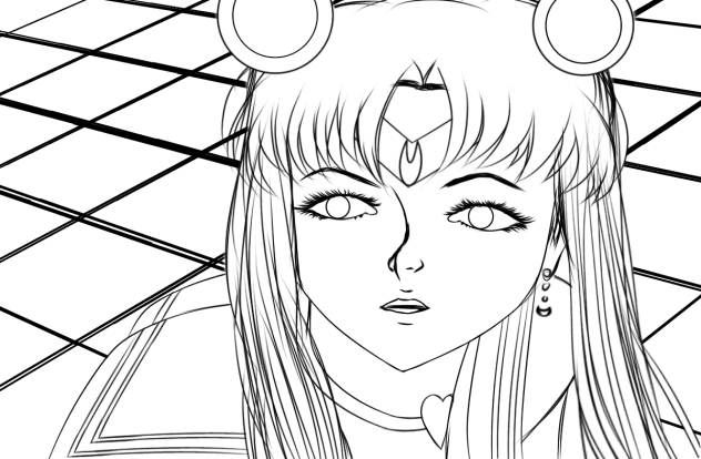 Sailor Moon v2 (Coloring Page)