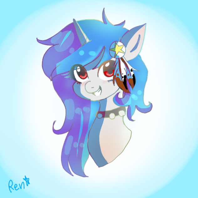 blue pony - ibisPaint
