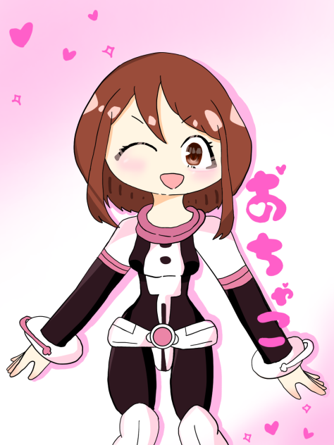 ヒロアカ おちゃこ ️ 修正 - ibisPaint