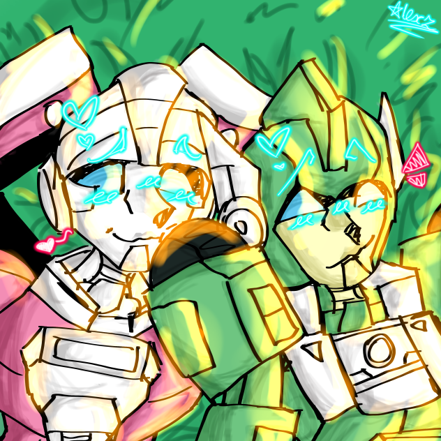 Arcee x Greenlight😍🩷💚