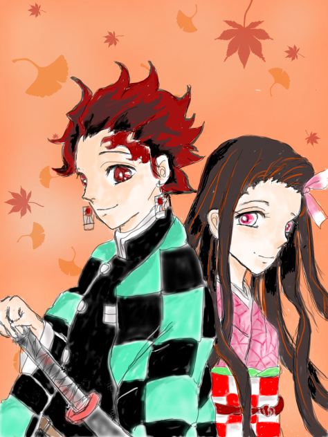 鬼滅の刃  炭治郎&禰豆子