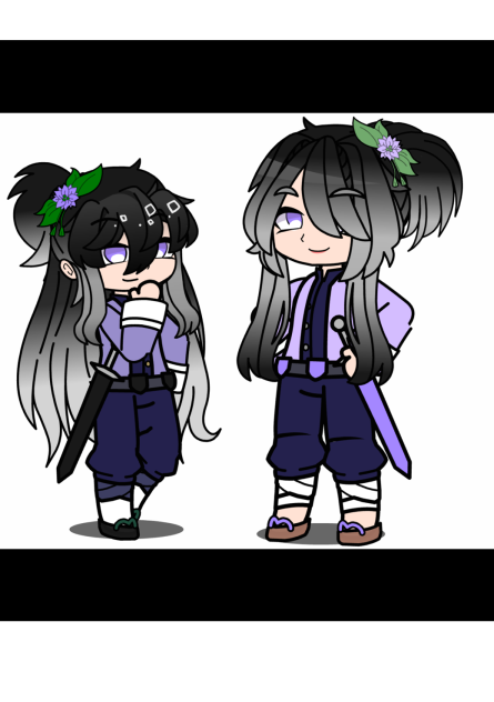 My oc in final selection and now - ibisPaint